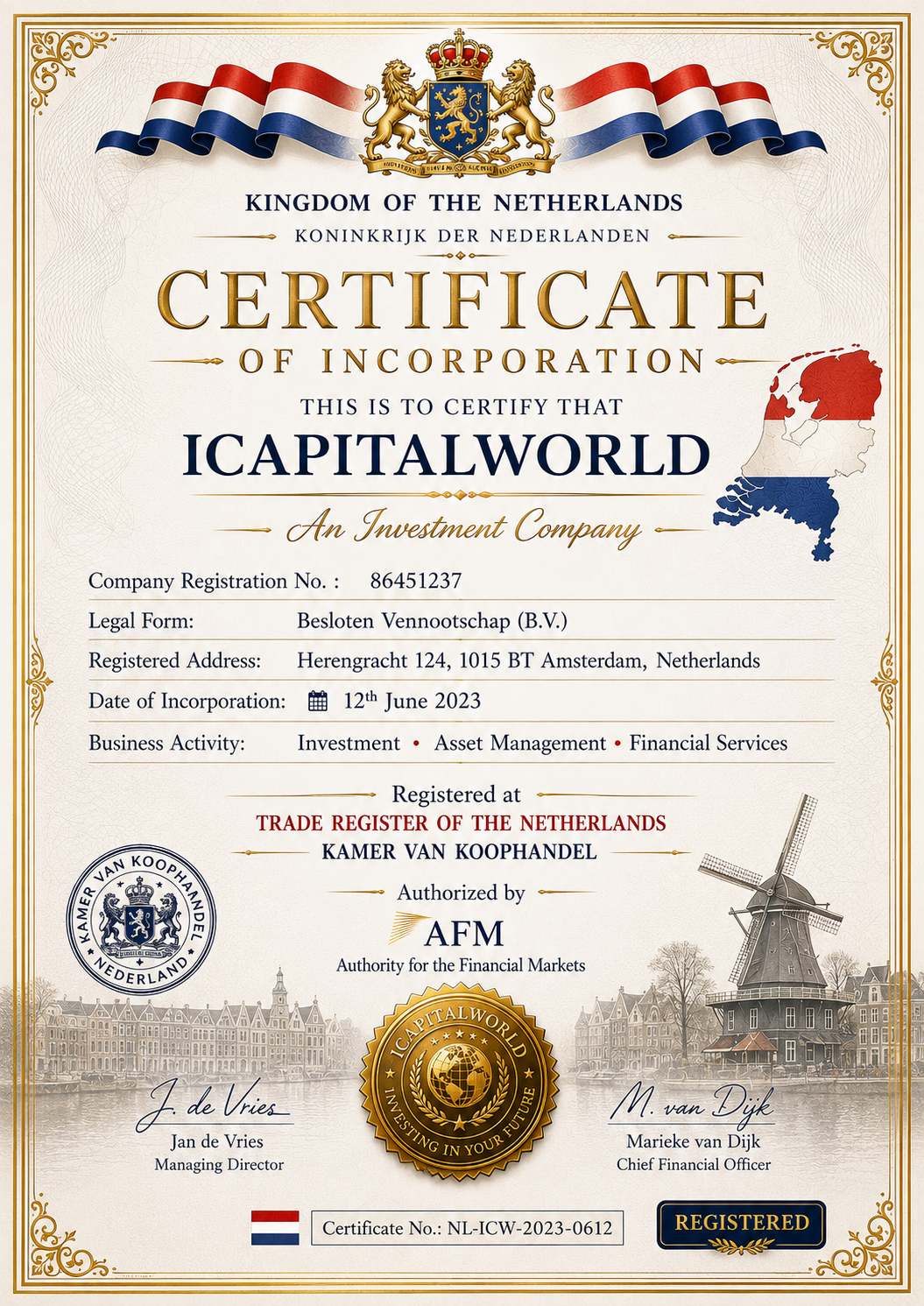 Company Certificate